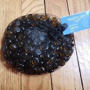 Glass Gems Dome Vase Filler Decorative Beads Marble Pebbles Stones Craft Decor